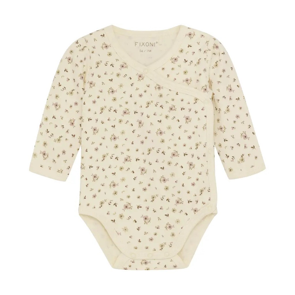 Wrap Body Langærmet - Shadow gray - 50