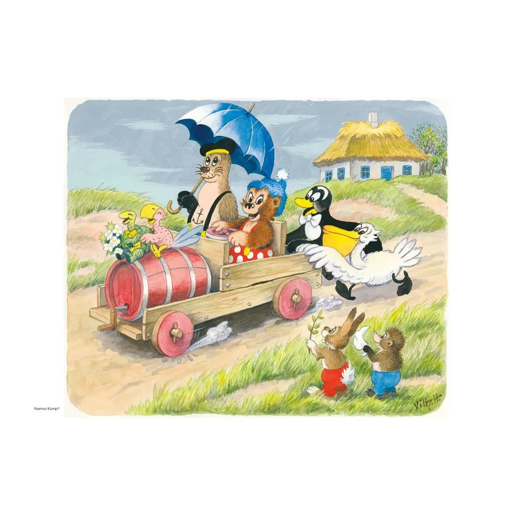 Plakat - Rasmus Klump Regnvejr 30x40