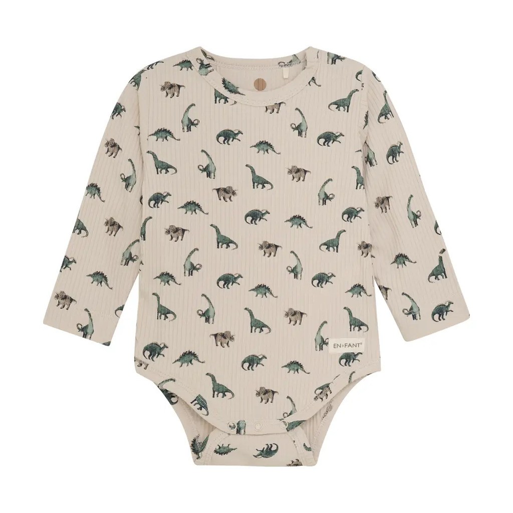 Rib Body Langærmet - 2444 - 80