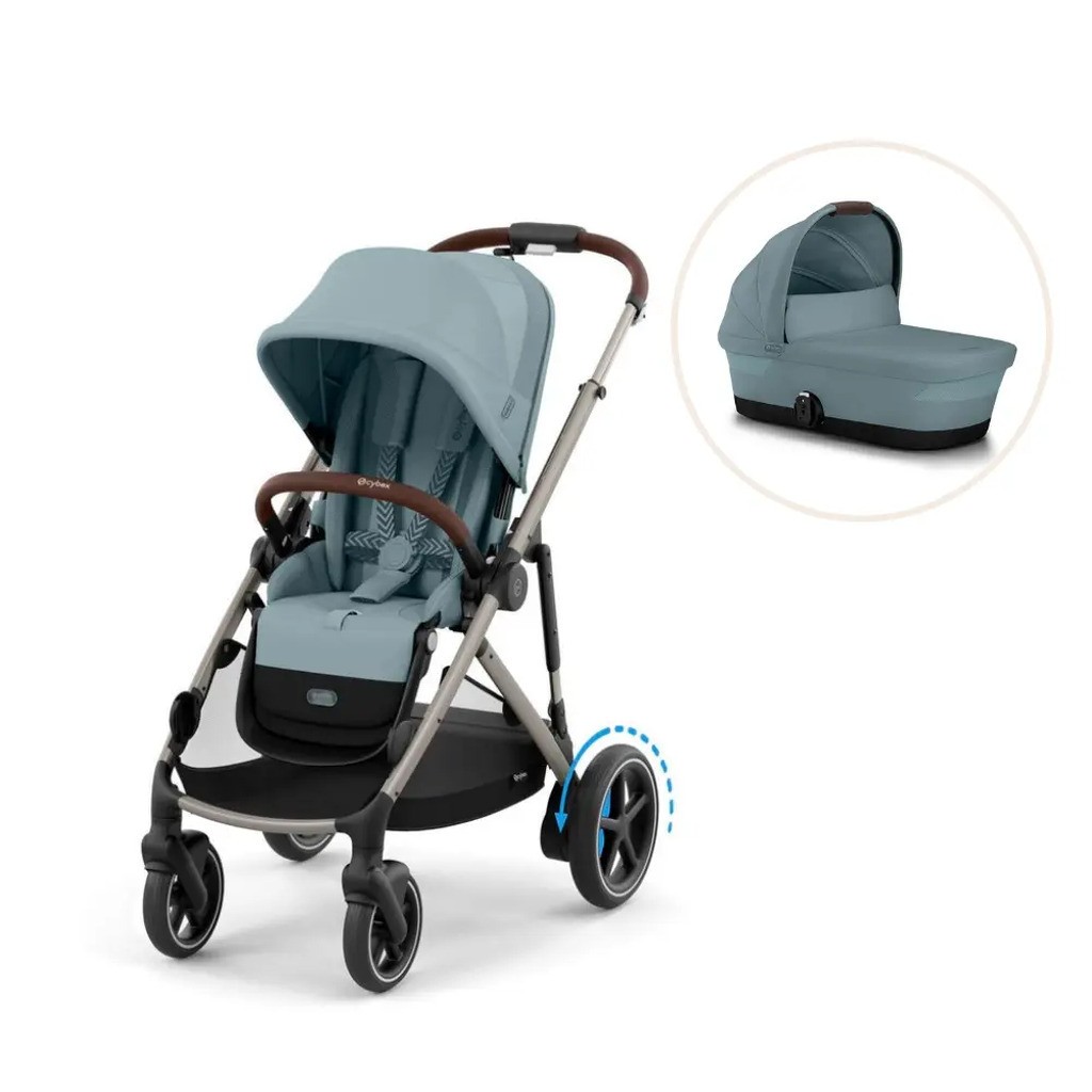 E-Gazelle S inkl. liggedel - Stormy blue