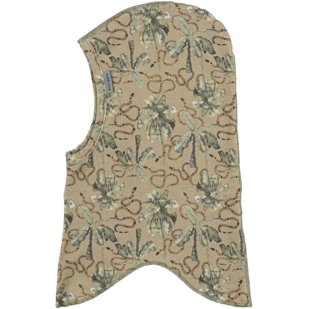 Balaclava AOP - GRAY GREEN - 3-4 ÅR