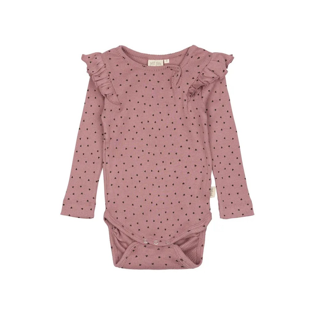 Body Langærmet - Nostalgic Rose/Coffee Bean - 86