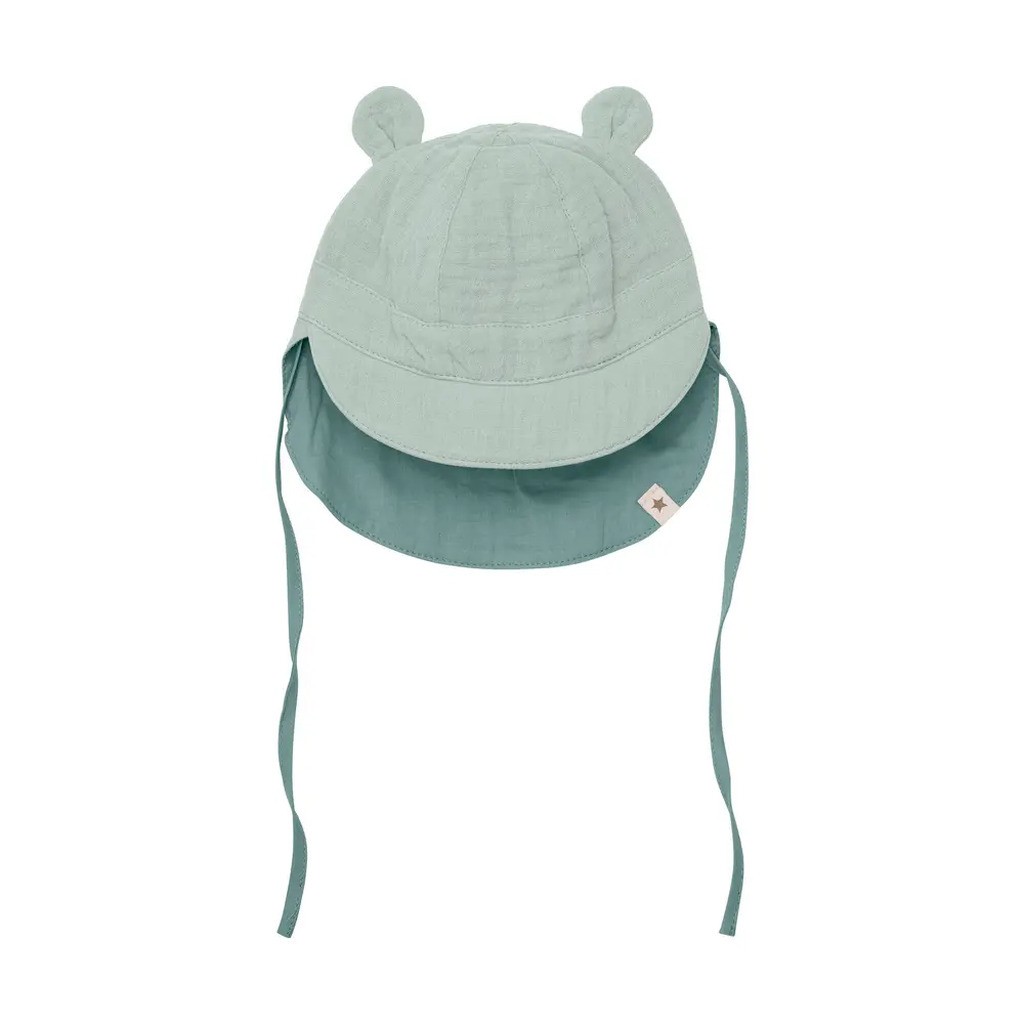 Sommerhat m. Ører Muslin - 9807 - 74/80
