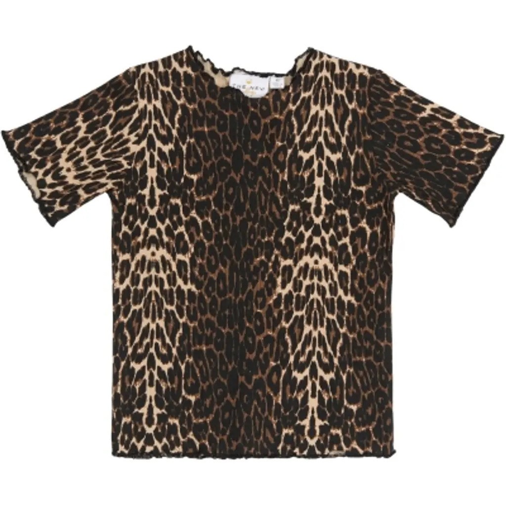 Ellie SS Rib T-shirt - OXFORD TAN - 80