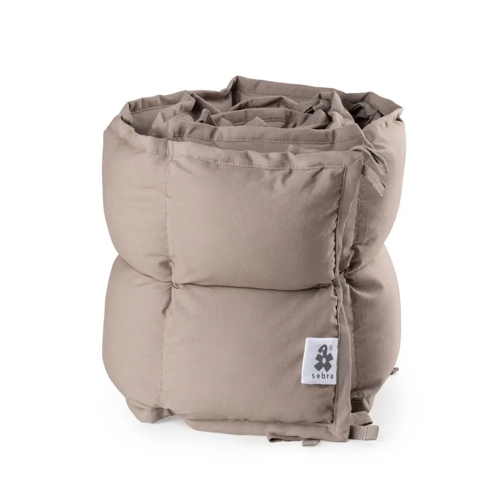 Sengerand, kapok, halv længde,  jetty beige