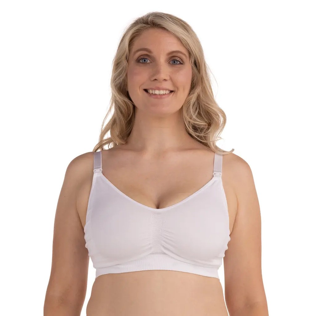 Graviditets & amme BH original Hvid Large - Large