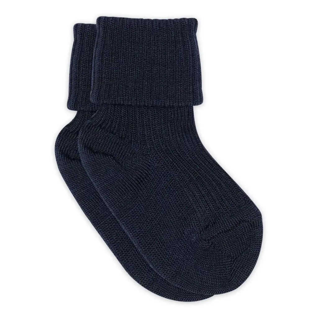 Hilde baby strømper - Navy - 17/18