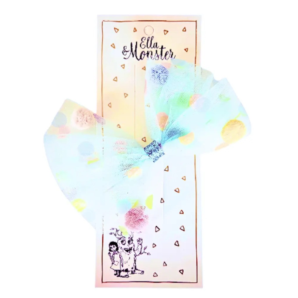 Hårclips Big Party Bow Green