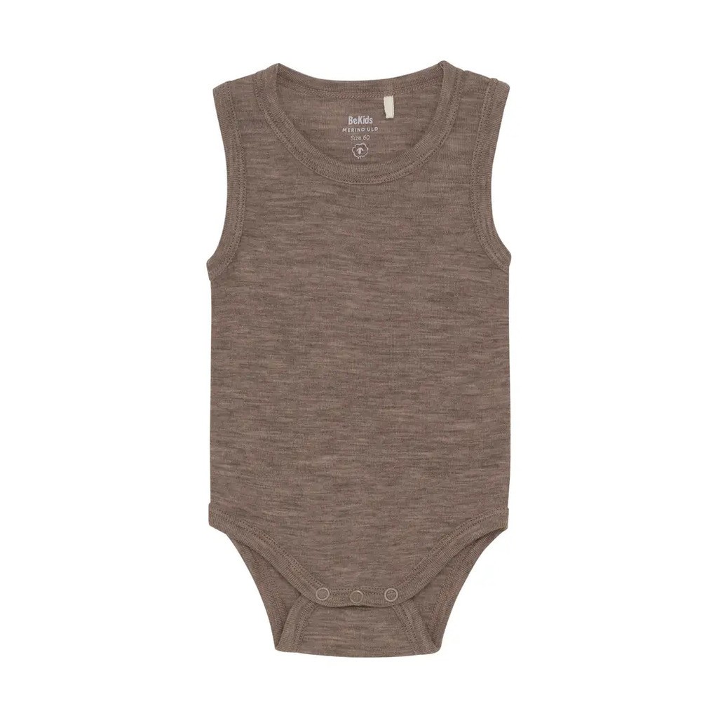 Uld body uden ærmer - Leafless Tree Melange - 50