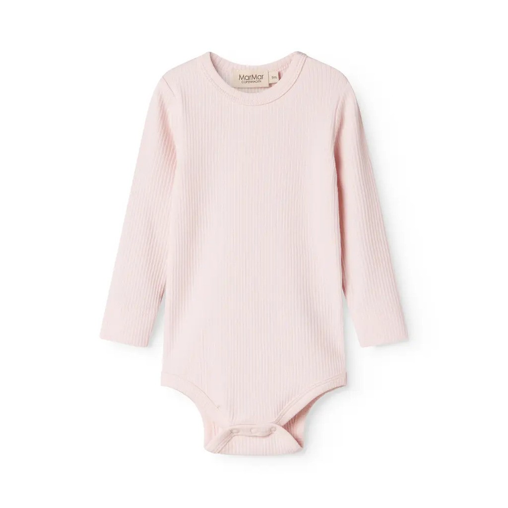 Body med lange ærmer - Rosa - 68