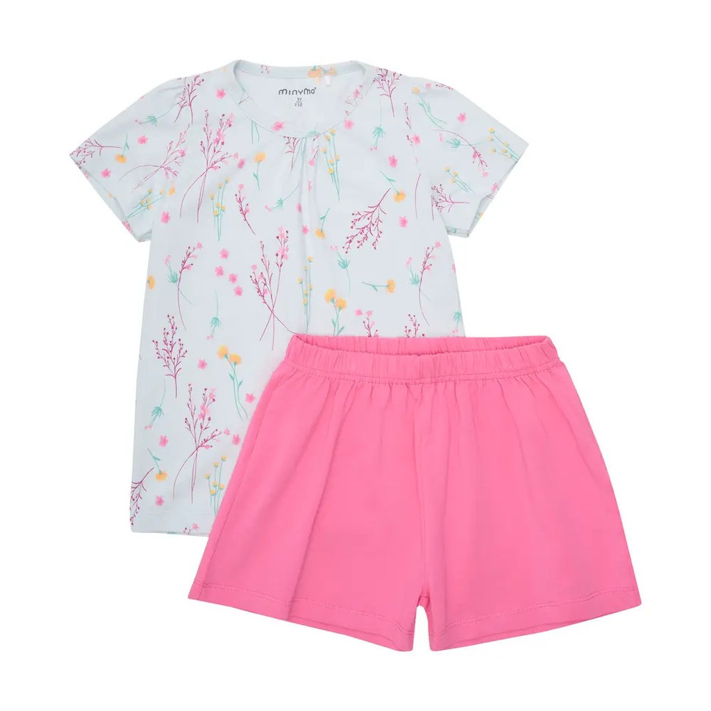 T-shirt+Shorts Sæt AOP - 7005 - 116