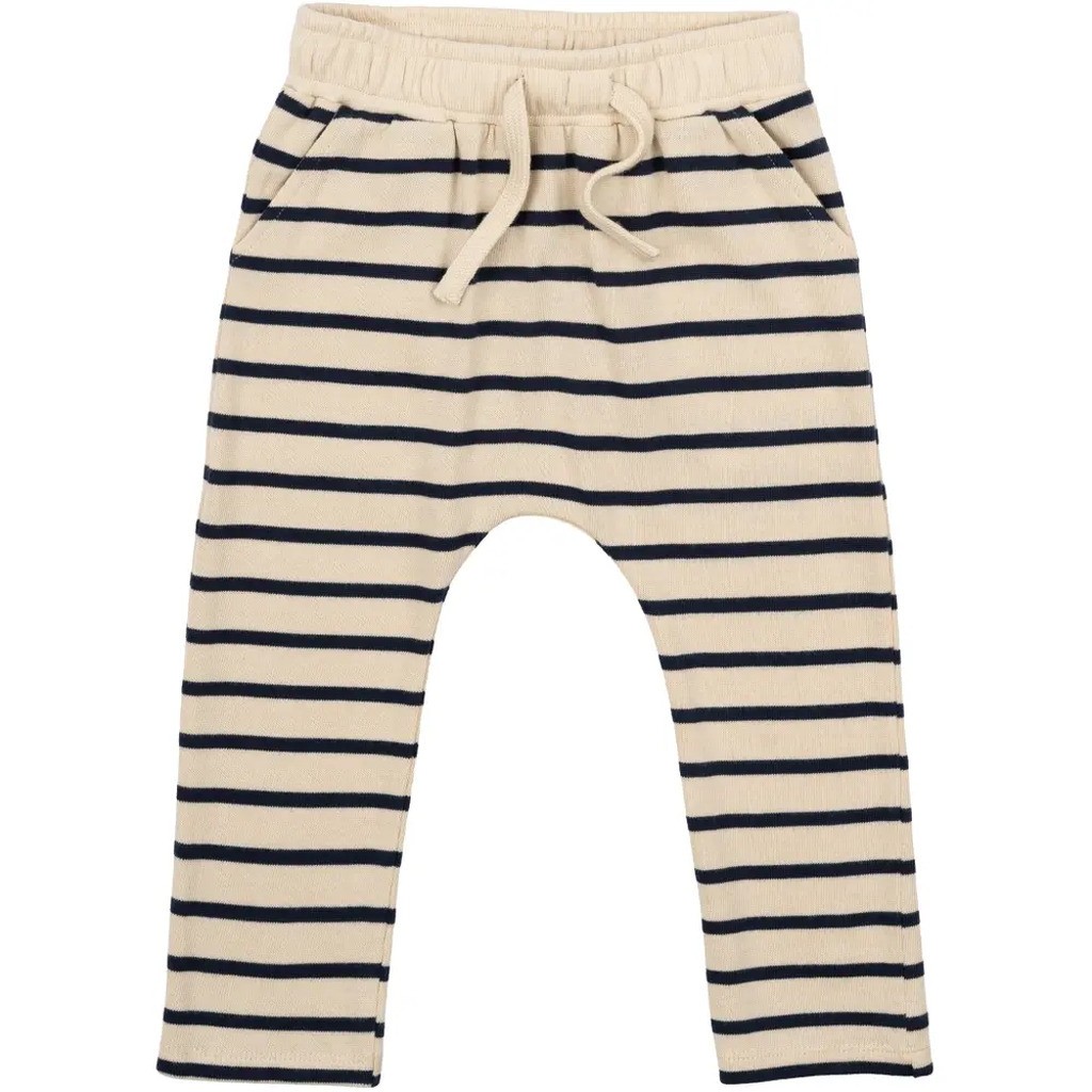 Nat Uni Bukser - Indigo stripe - 98