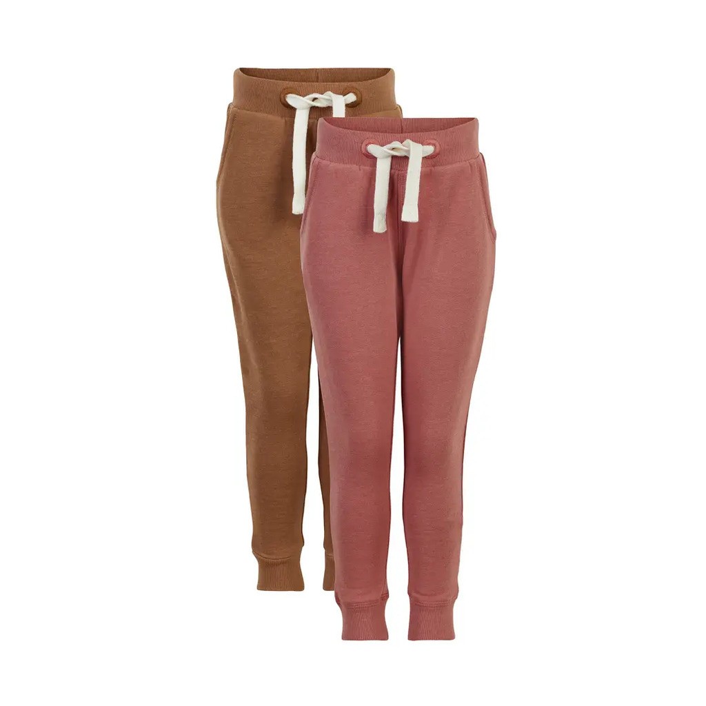 Basic sweat bukser, 2-pak - 411 - 116