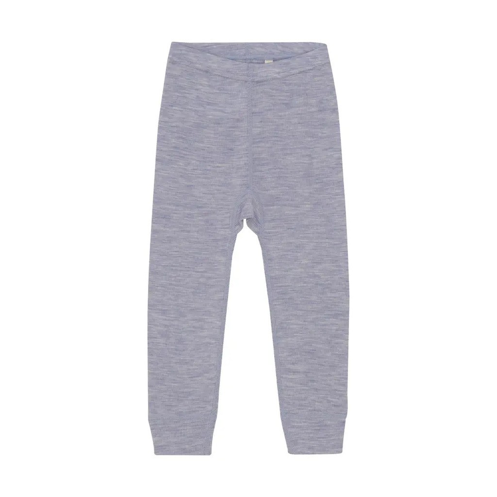 Uld leggings - solid - Chipmunk Melange - 100
