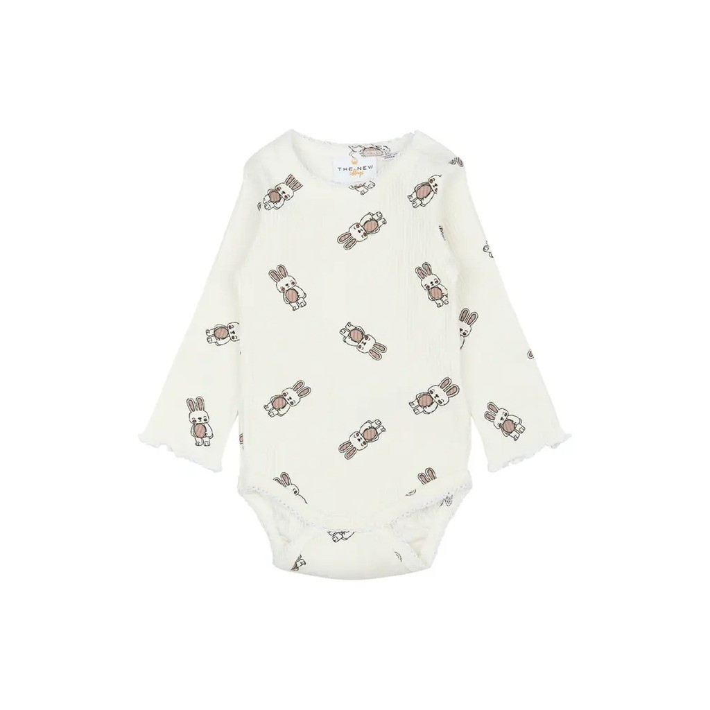 Pippa Rib Body langærmet - Cloud dans - 56