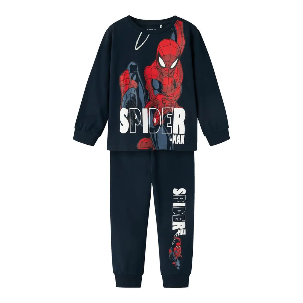 Alfred spider ls nattøj - DARKSAPPHI - 110/116