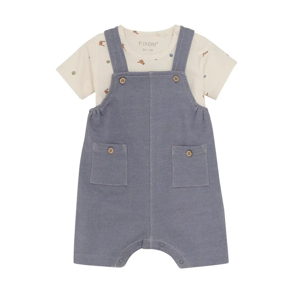 Sæt m. Body & Romper Sweat - 7912 - 62