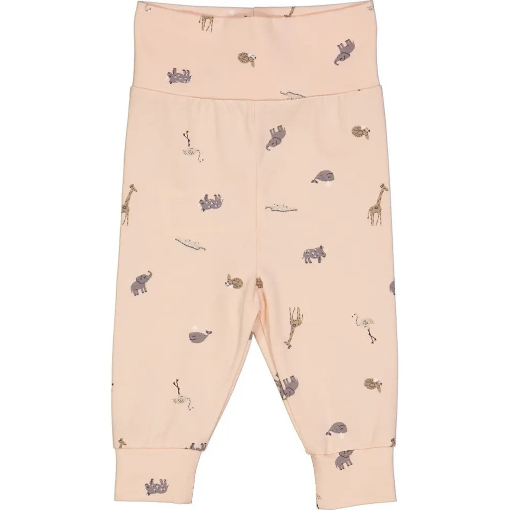 Mini me bukser med print - Peony - 44
