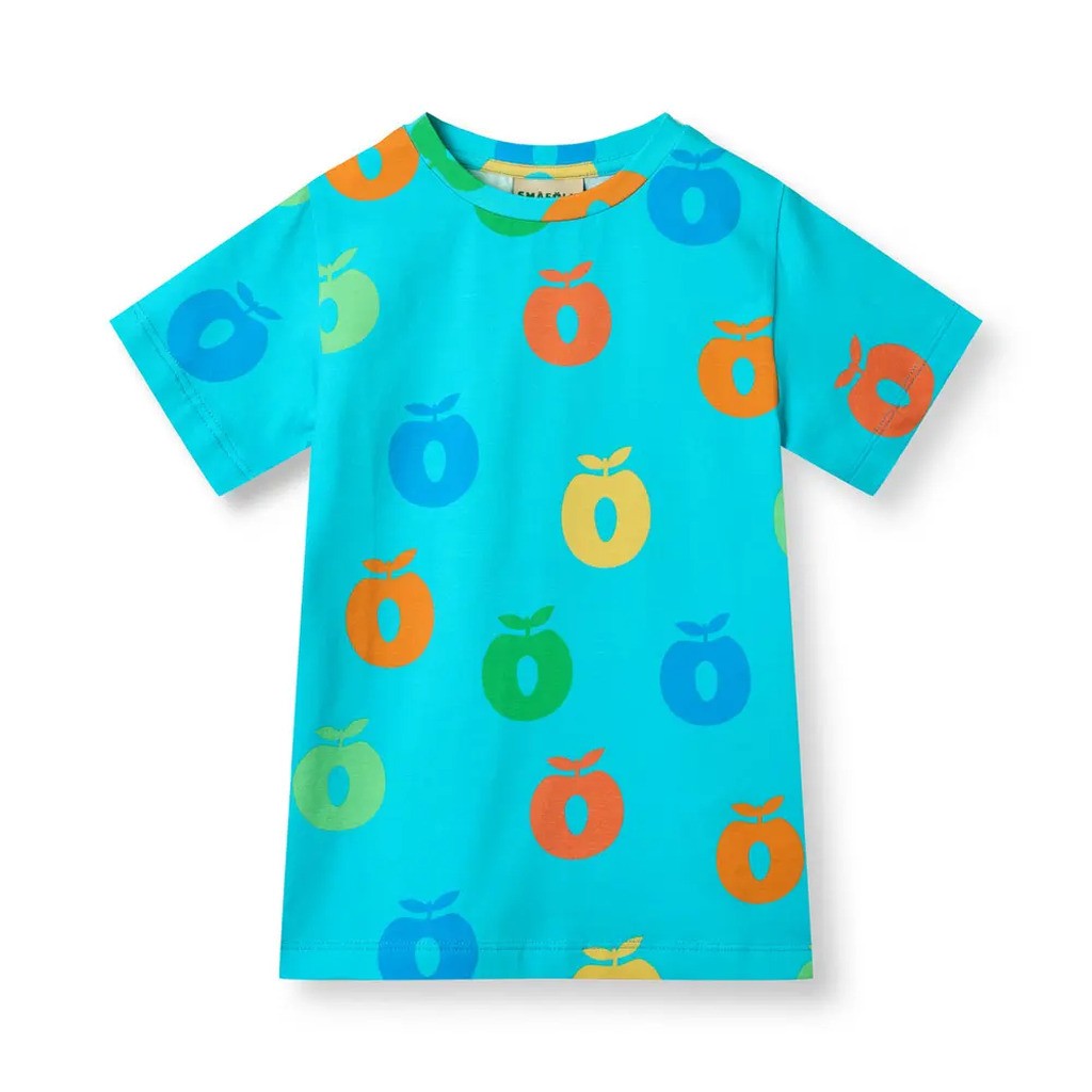 T-shirt - Blue atoll - 7-8