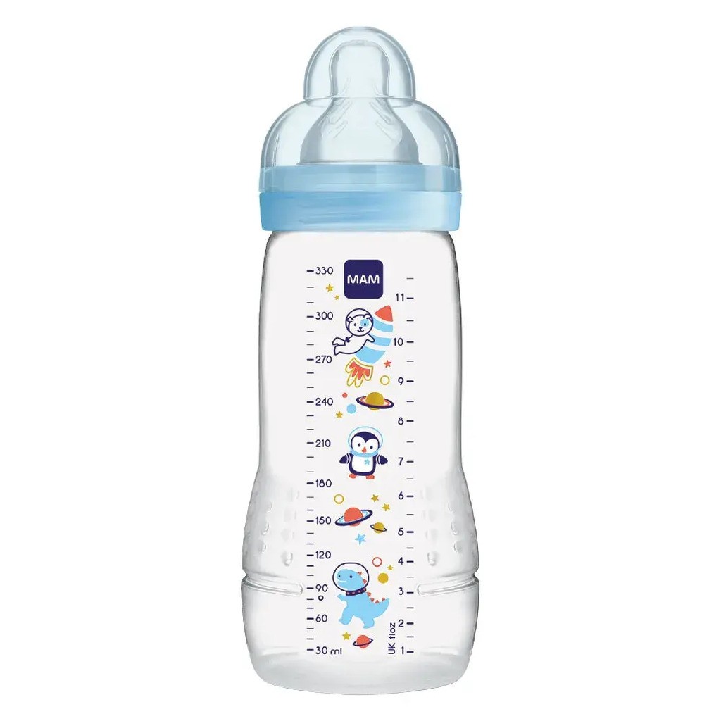MAM Easy Active Baby Bottle 330ml BLUE