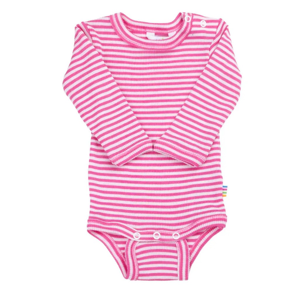 Body m/lange ærmer - pink - 80