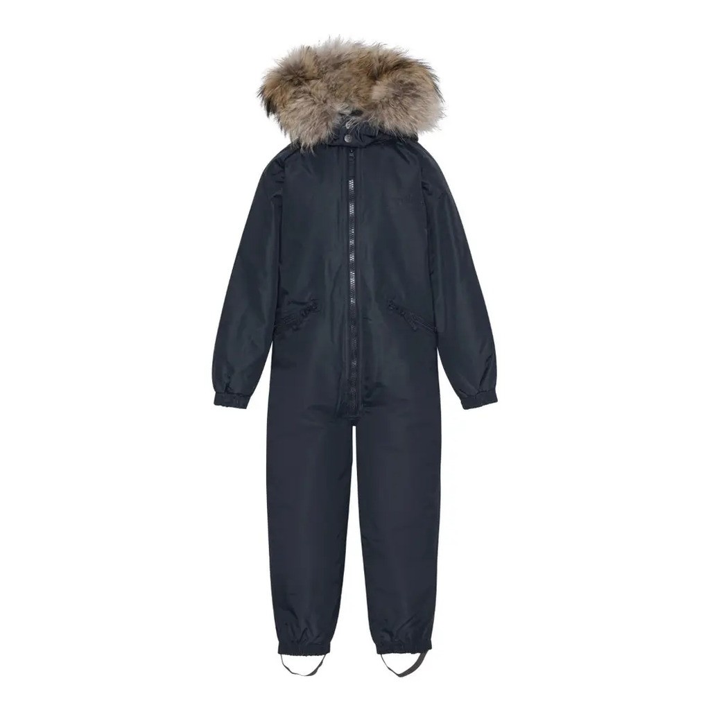 Flyverdragt w/fur - Navy - 4 ÅR