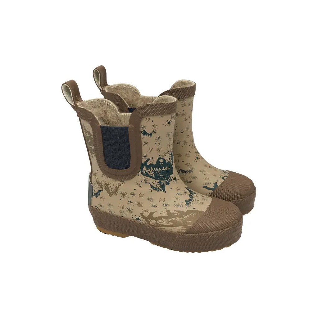 Kort vinter Gummistøvle - AOP - Coriander - 20