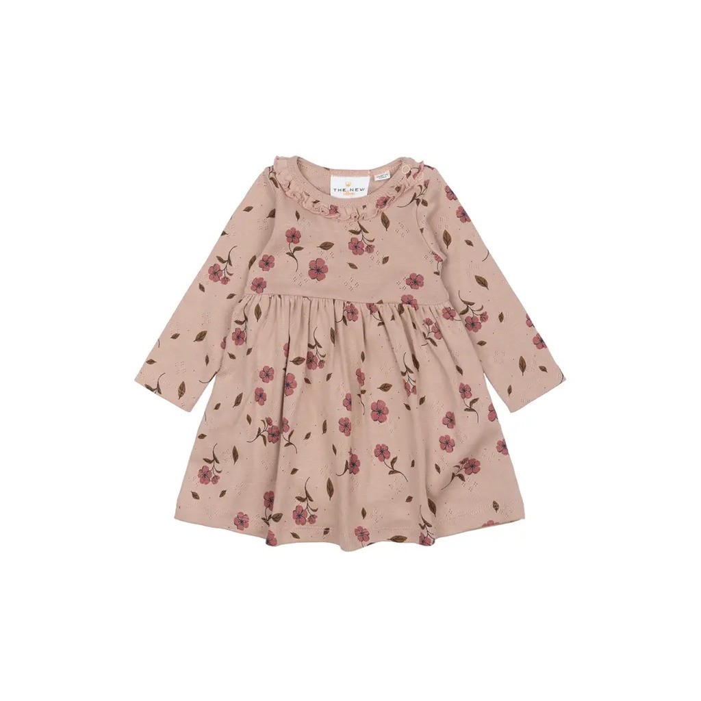 Picole Pointelle Bodykjole langærmet - Adobe rose - 56