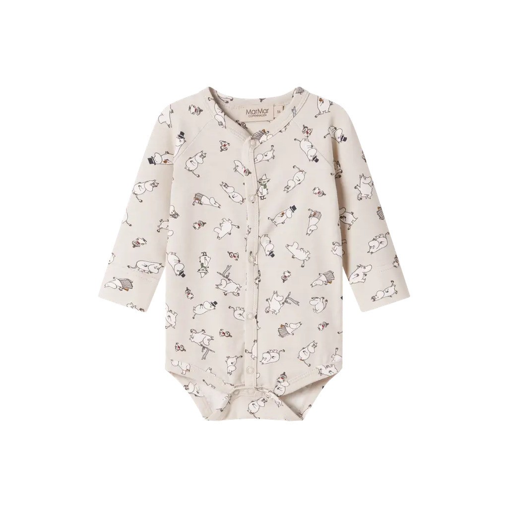 Bruno Langærmet Body - Moomin - 62