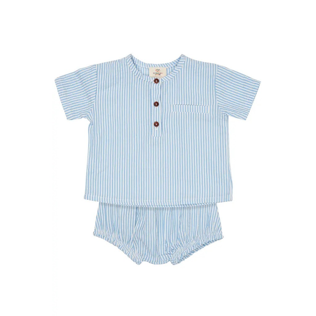 Bæk og bølge baby set - SKY BLUE - 74