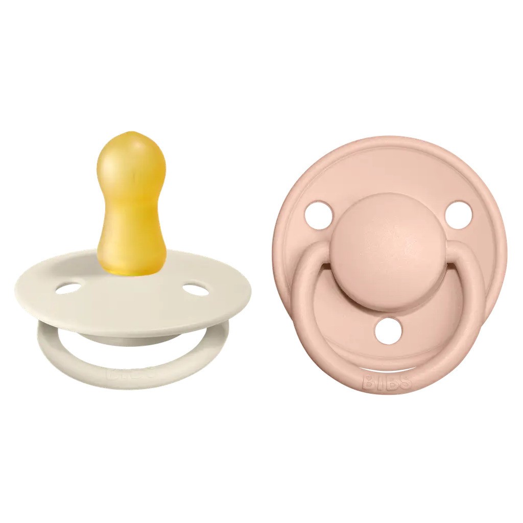 2 pk. De Lux str. 1 - ivory/blush
