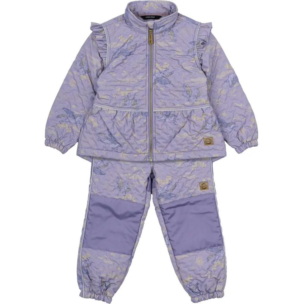 Termosæt med flæse AOP - DUSK - 2 ÅR