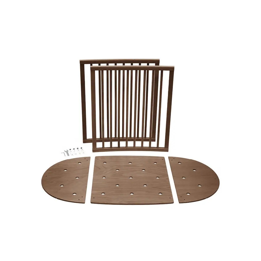 Sleepi V3 Seng ombygningssæt - warm brown