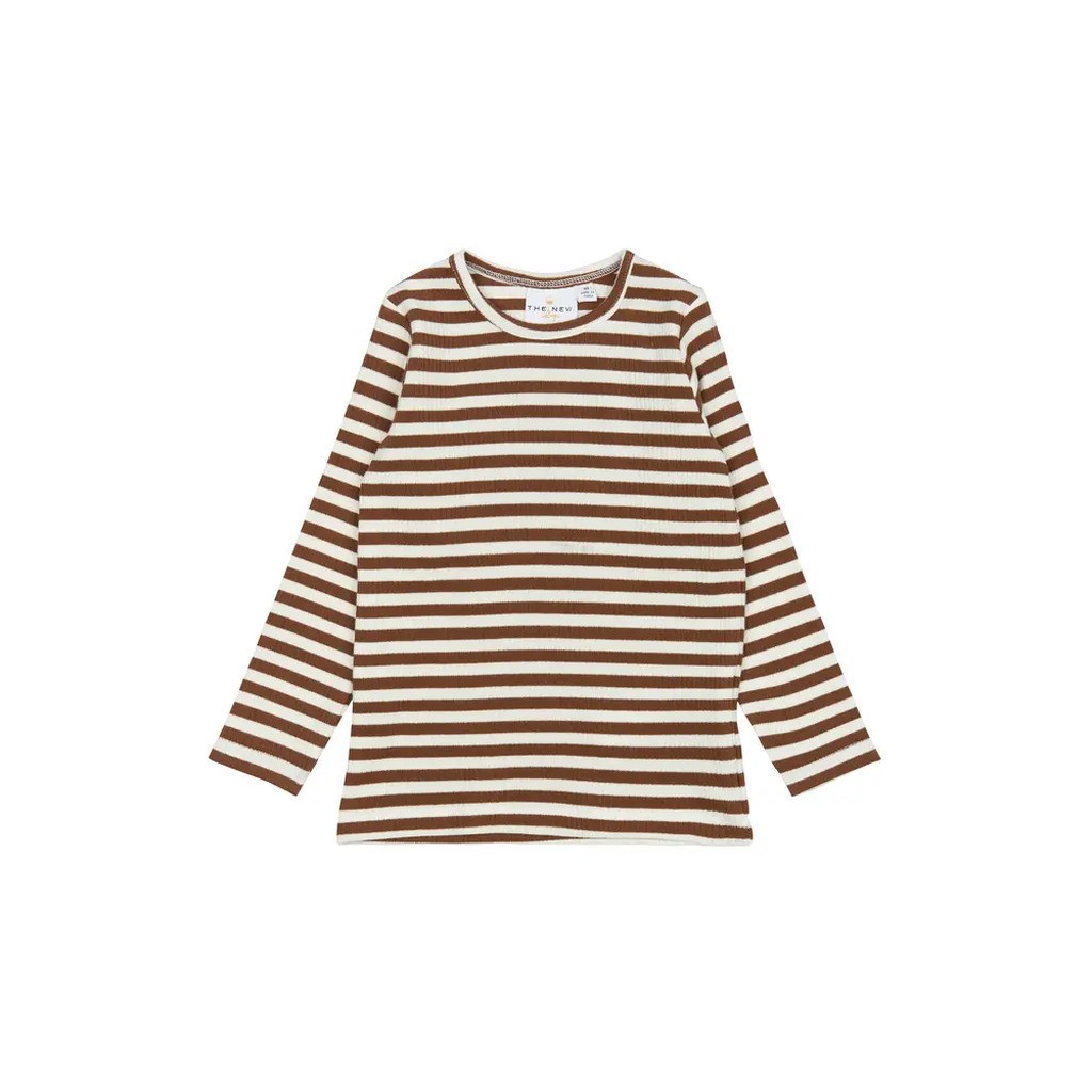 Fro Rib Bluse - TOFFEE - 98