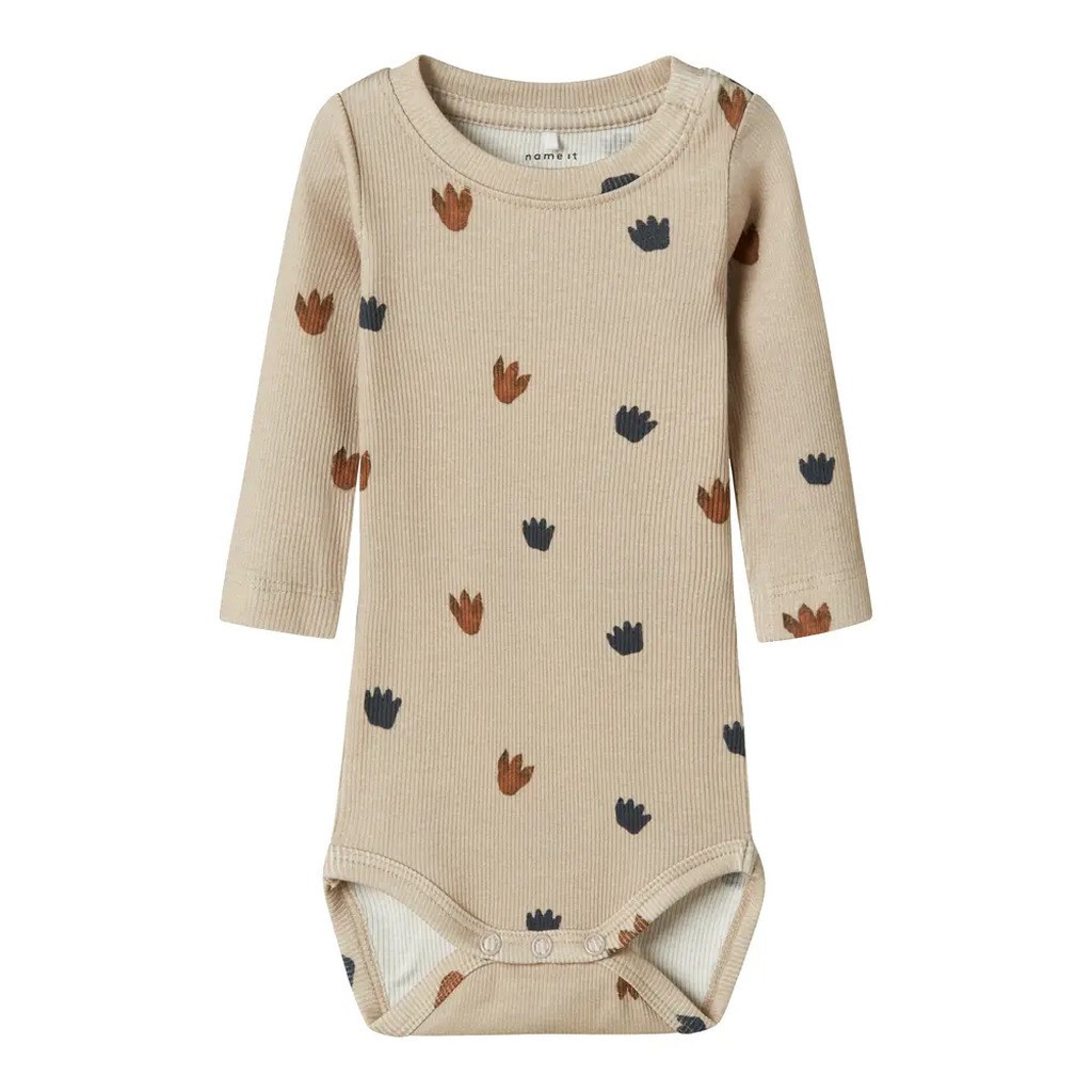 Ninokab Langærmet Body - Island Fossil - 80