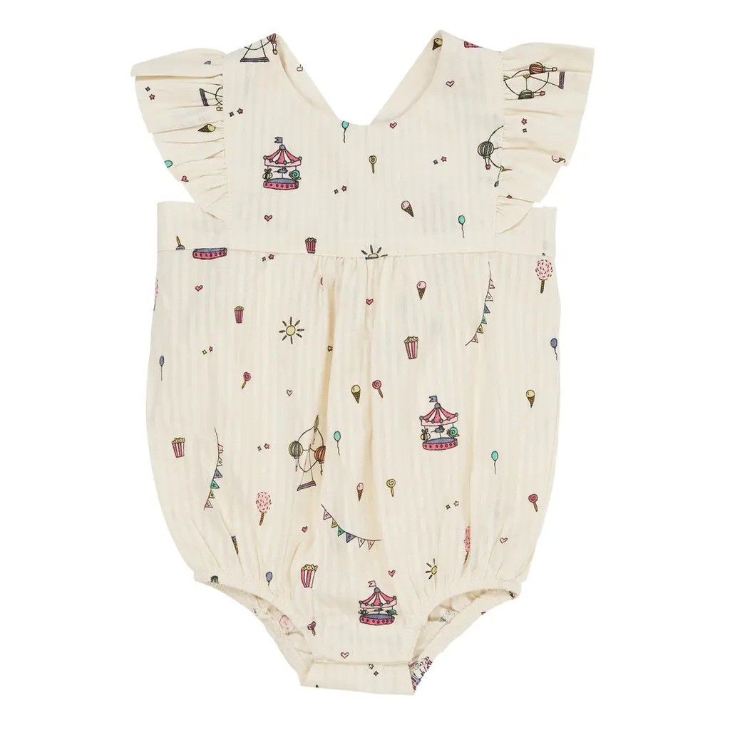 Printet romper m. seler - TIVOLI - 56
