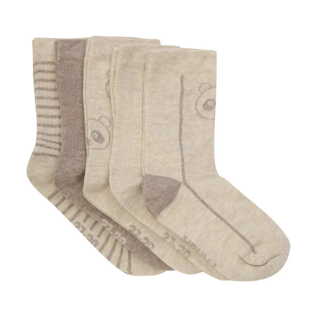 Strømpe m. mønster (5-pak) - 235 - 19/22