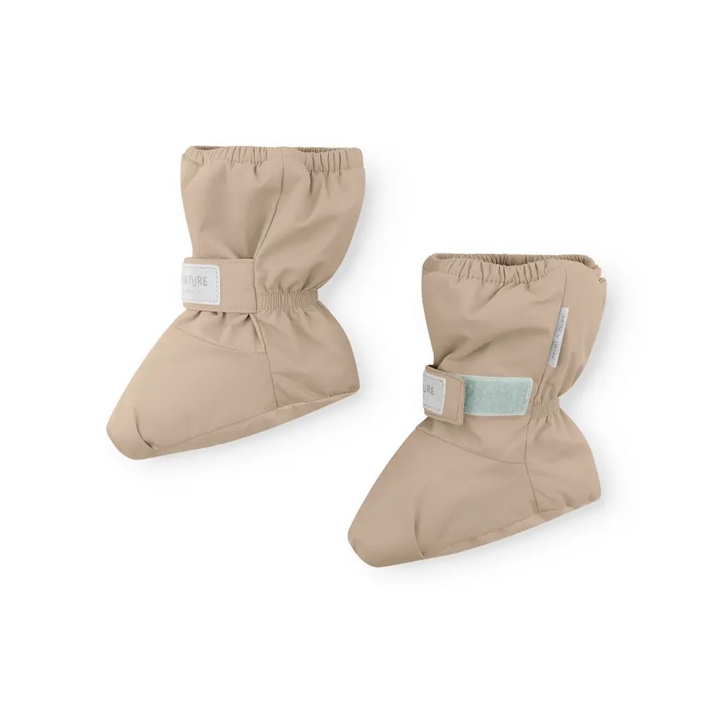 Matwinn Fleecefoet Overtræksfutter - Savannah tan - 6-12 MDR.