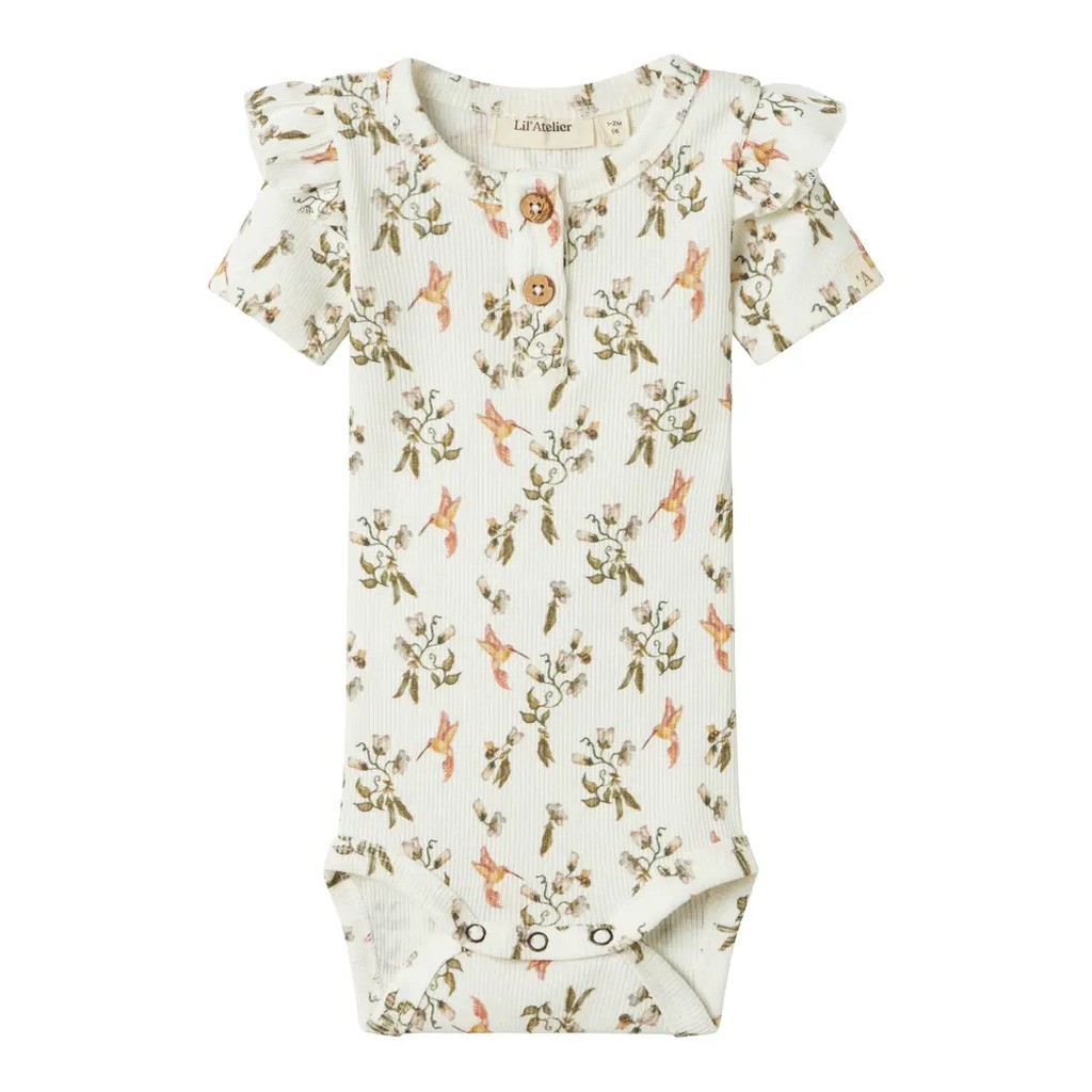 Lavo evi kortærmet slim body - COCO MILK - 80