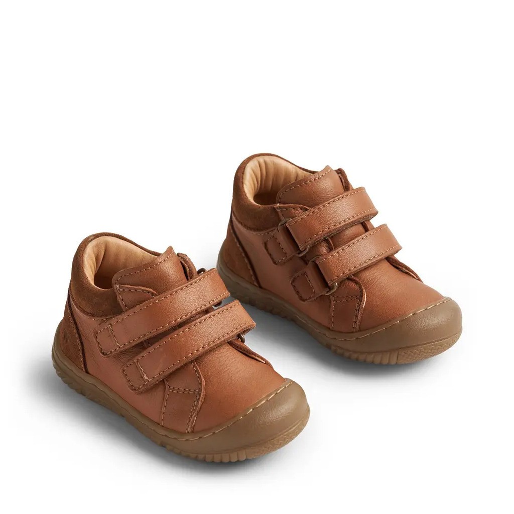 Ivalo dobbelt velcro prewalker - cognac - 22