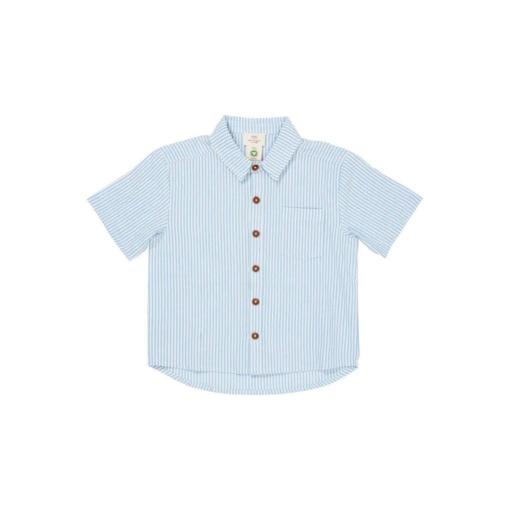 Bæk og bølge bluse - sky blue - 104