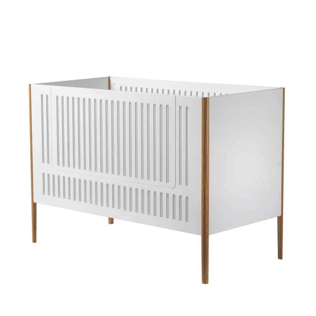 Spoke tremmeseng - Hvid/Eg