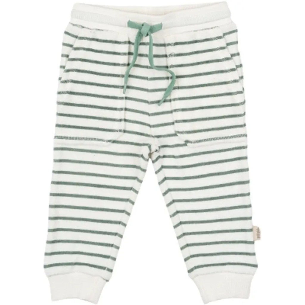 Sweat Pants - WHITEGREEN - 98