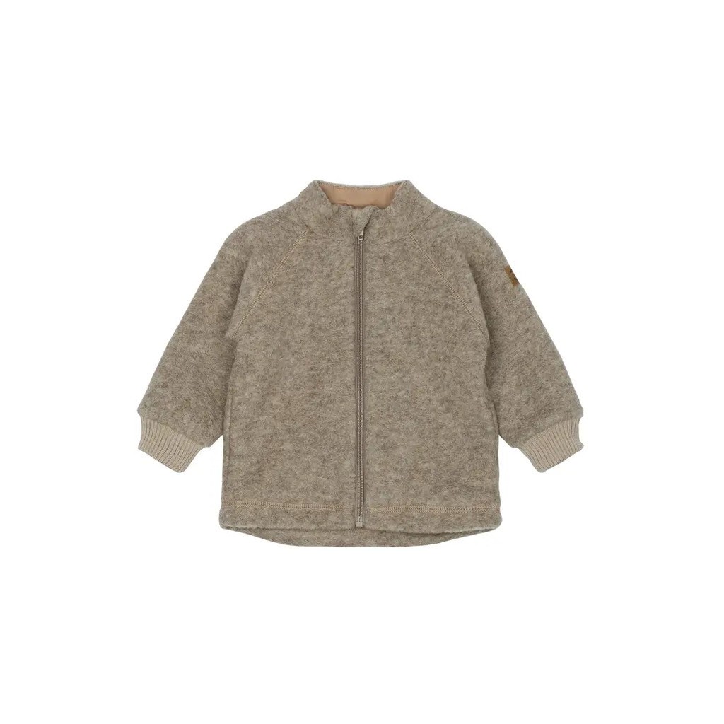 Uld Cardigan - Melange denver - 98 CM