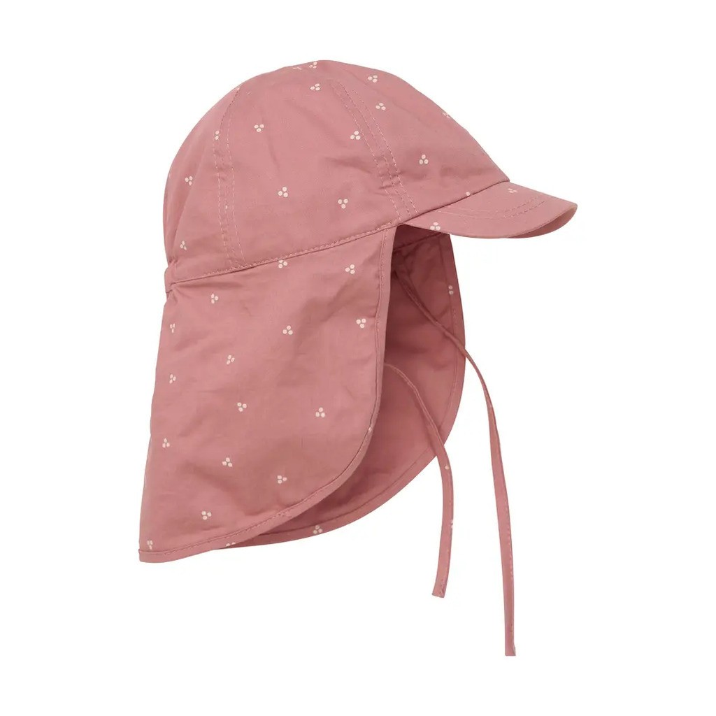 Sun Hat m. String - Old Rose - 4-6 ÅR