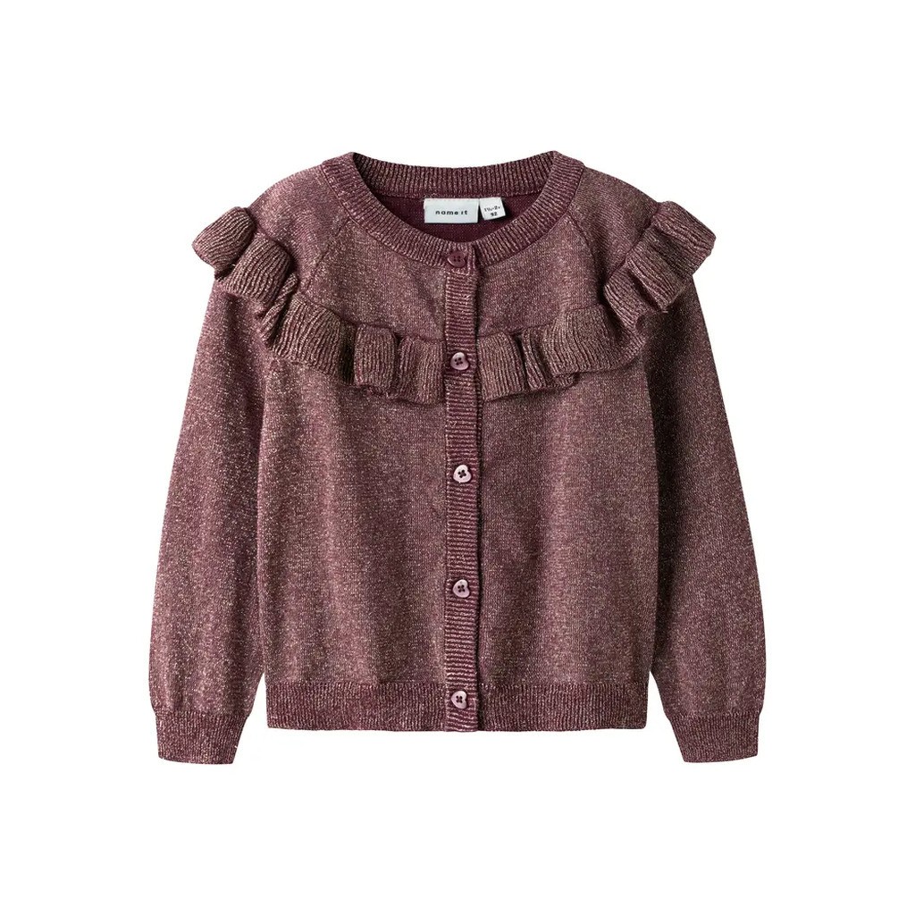 Refraja Strikket Cardigan - Burgundy - 92