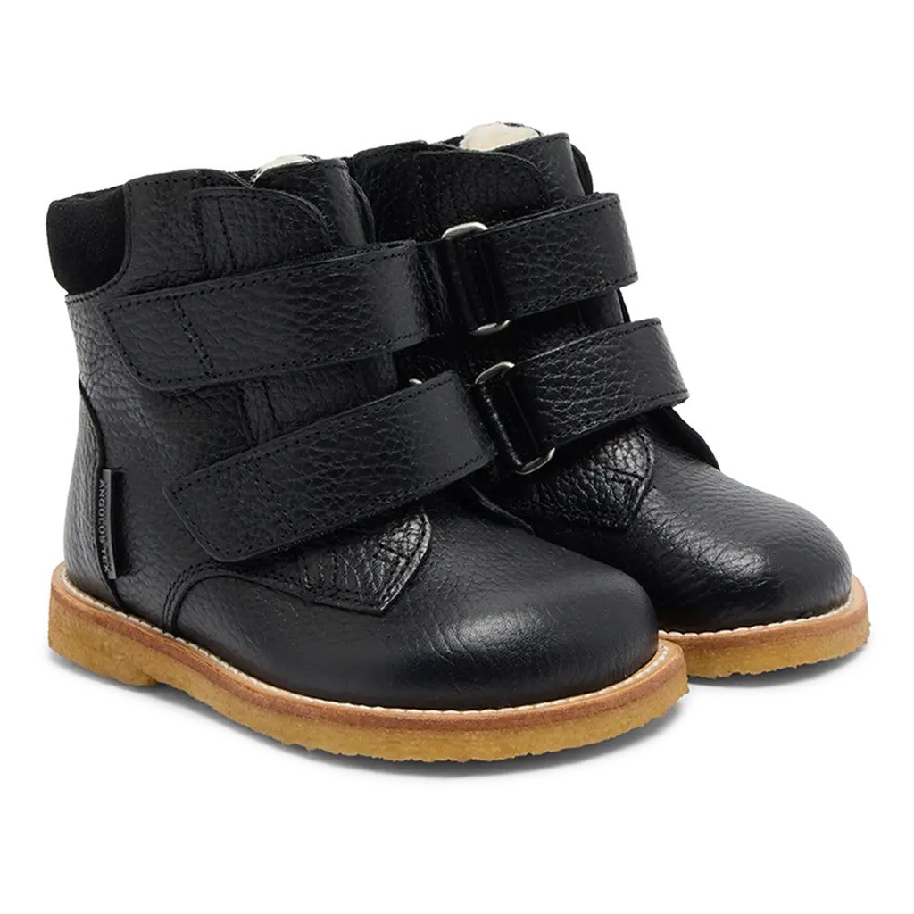 Begynder Tex Støvle Med Velcro - SORT - 23