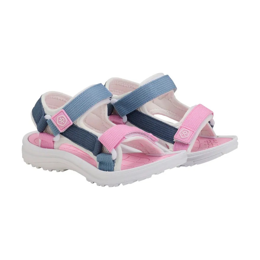 Colorblock sandaler med velcro - 6285 - 28