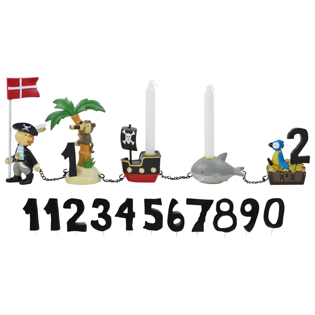 Fødselsdagstog, pirater m. 11 tal