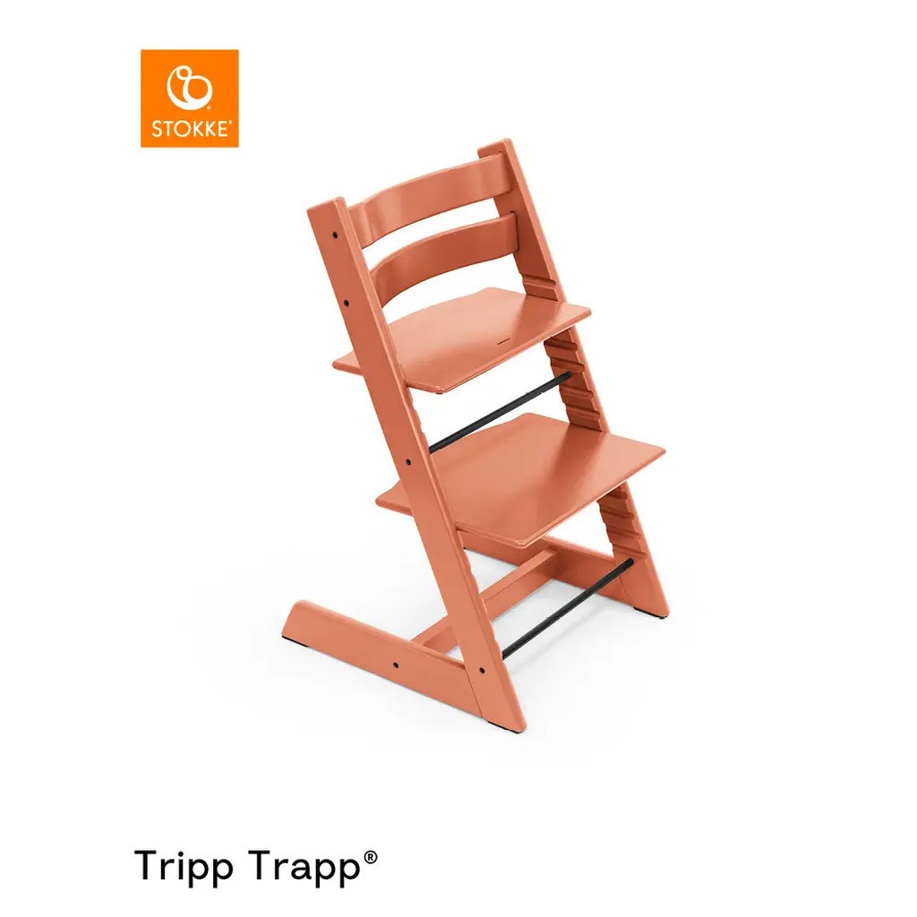Højstol bøg - terracotta